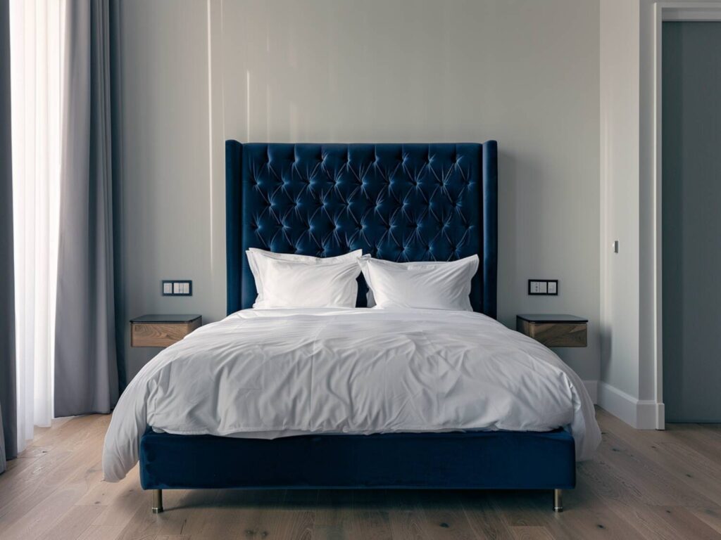 Łóżko kontynentalne do sypialni