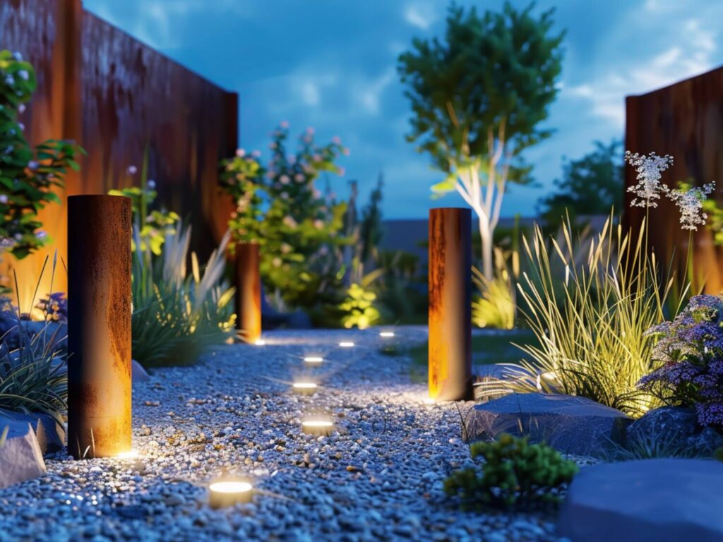 Jakie lampy ogrodowe najlepiej podkreślą nowoczesny design ogrodów