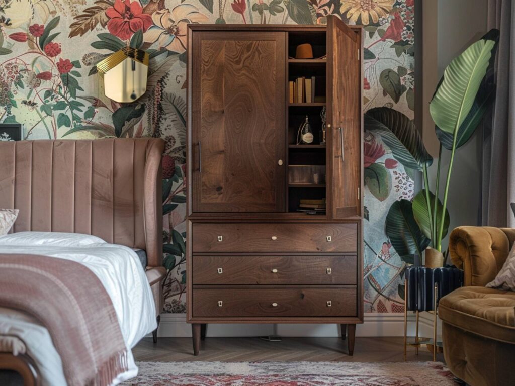 : Najlepsze komody w stylu retro do dużych sypialni