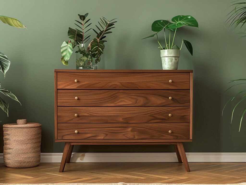 : Najlepsze komody w stylu retro do dużych sypialni