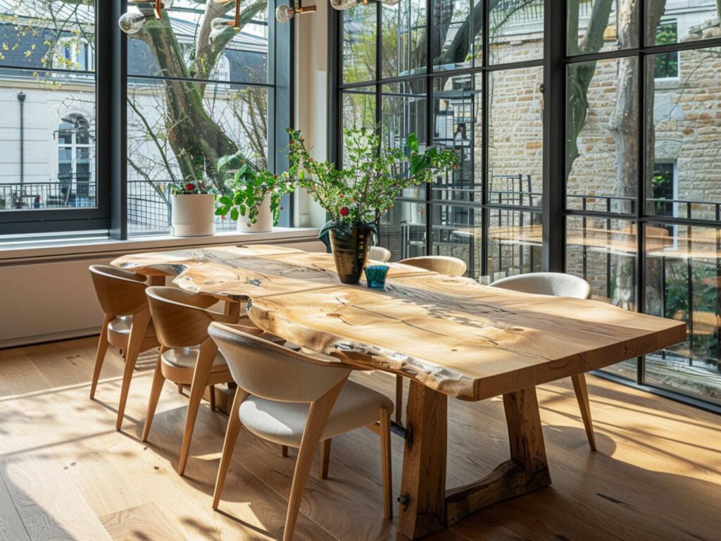 Jakie są zalety stołów wykonanych z drewna certyfikowanego