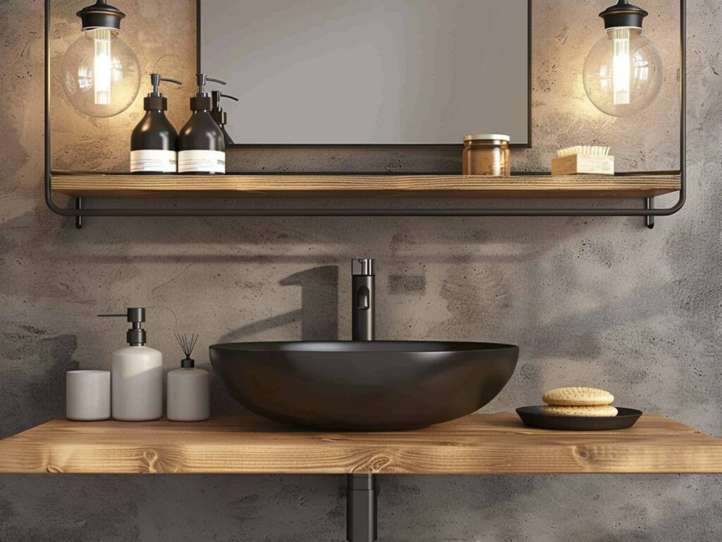 ajlepsze półki wiszące do łazienek w mikroapartamentach