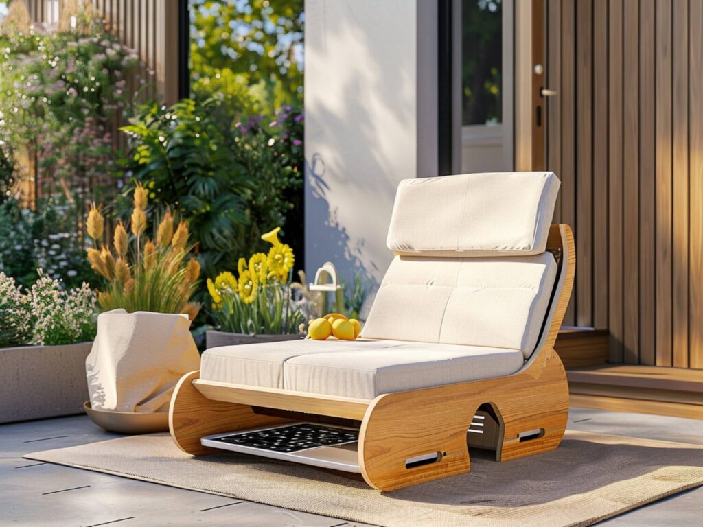 10 przykładów inteligentnych mebli outdoorowych na tarasy