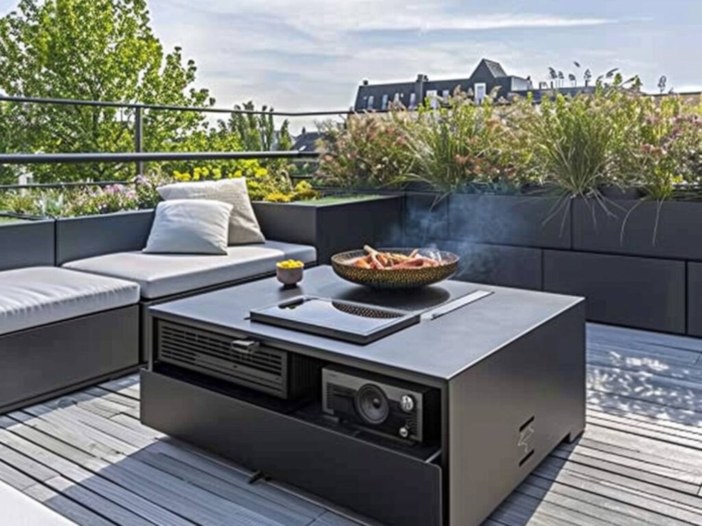 10 przykładów inteligentnych mebli outdoorowych na tarasy