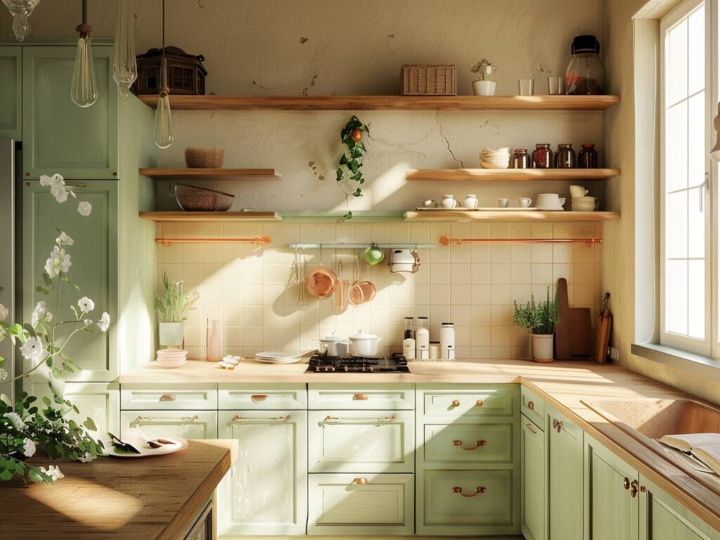 Jakie są najnowsze kolory w aranżacji wnętrz vintage