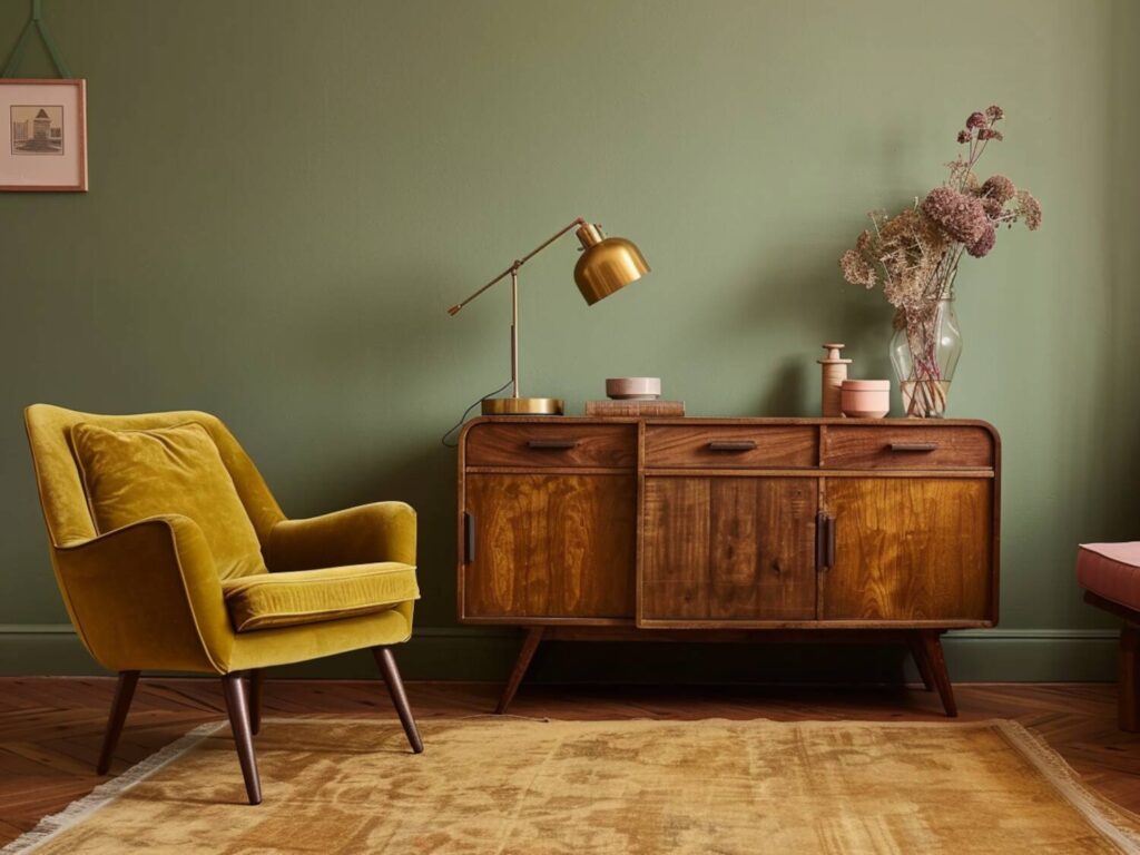 Jakie są najnowsze kolory w aranżacji wnętrz vintage