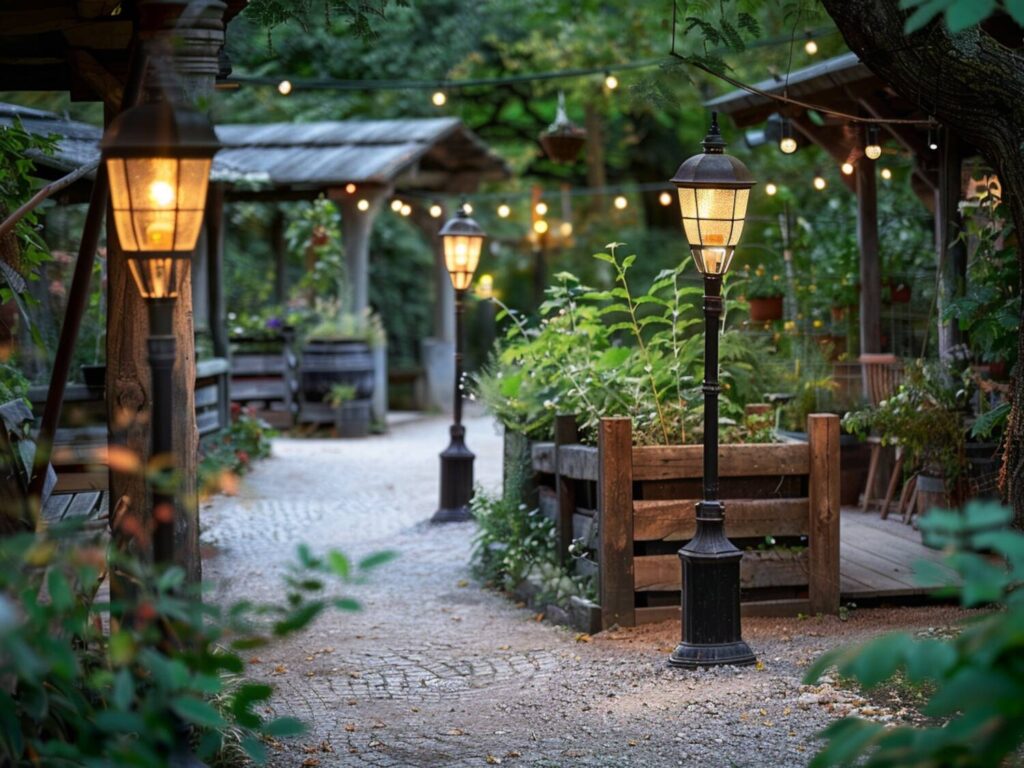 Jakie lampy ogrodowe sprawdzą się w stylu rustykalnym