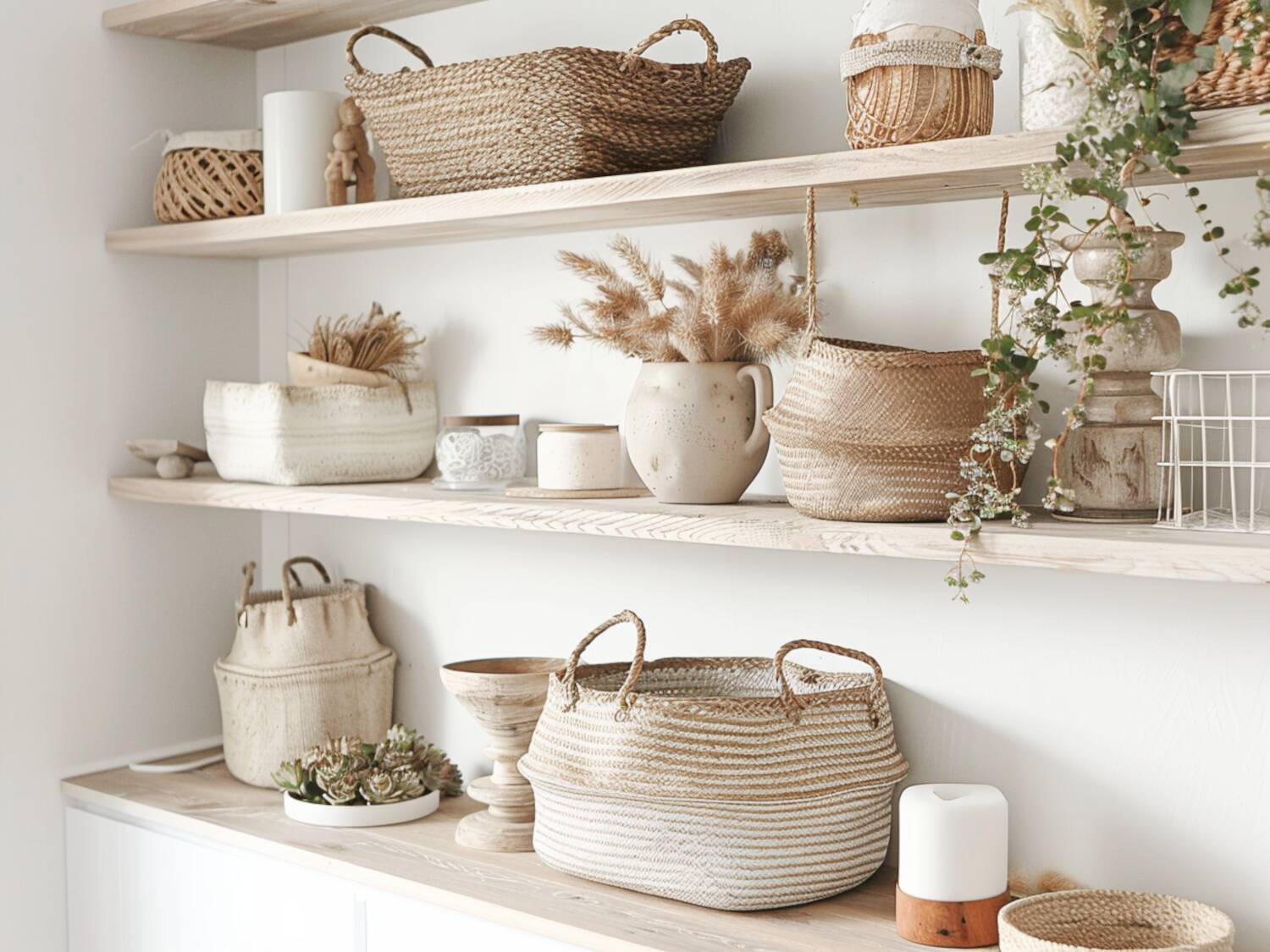 10 inspiracji na odnawianie regałów w stylu skandynawskim z naturalnymi akcentami