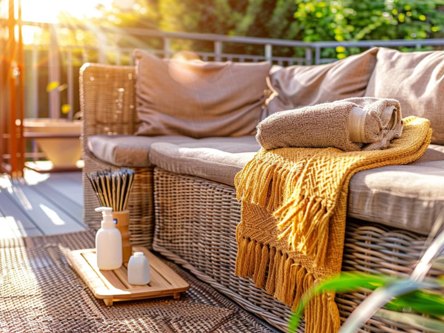 Jak dbać o meble ogrodowe wykonane z rattanu