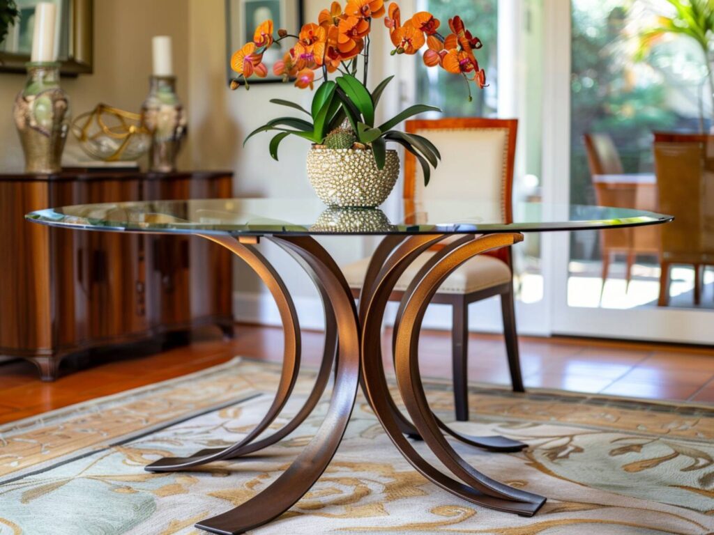 Jak odnowić stół z wbudowaną szklaną powierzchnią?