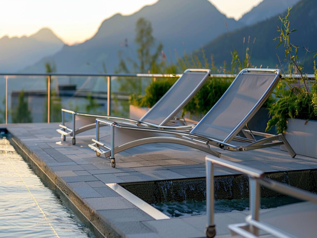 Najlepsze meble ogrodowe do hotelowych stref wellness.